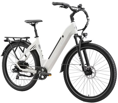 ttgo C5 27.5 Zoll E-Bike für Damen & Herren, 250W HECKMOTOR MIT 70 NM, 48V 13.5Ah Akku abnehmbar, 110–130 km Reichweite, Shimano 7-Gang, montieren.27.5*2.4 StVZO