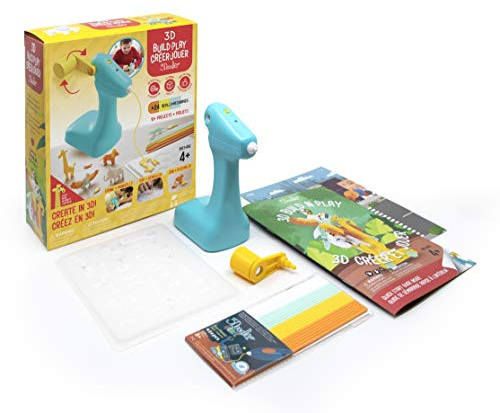 Outil de création 3D Build & Play pour Enfants de 4 Ans et Plus