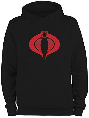 STYLETEX23 Kapuzenpullover GI Joe Cobra Commander, schwarz M