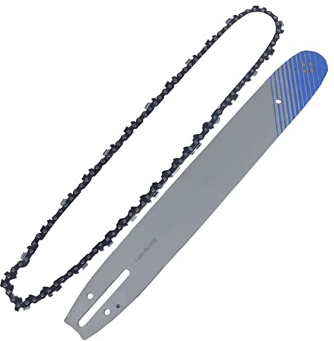 SPARES2GO 14 Chain & Bar Set compatible with Ryobi CSE5145 CSE5650 PCN 3335 APR02 Chainsaw (52 Links, 3/8″ LP, 35cm)