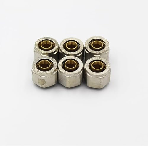KIT 10 PZ ADATTATORE NICHELATO O CROMATO PER VALVOLE PER TUBO MULTISTRATO O RAME (NICHELATO, 1/2X16 MULTISTRATO)