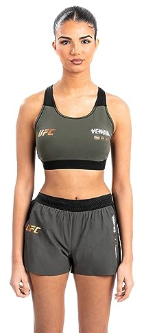 VENUM UFC Adrenaline Pantalón Corto para Mujer Fight Week Performance - Caqui - S