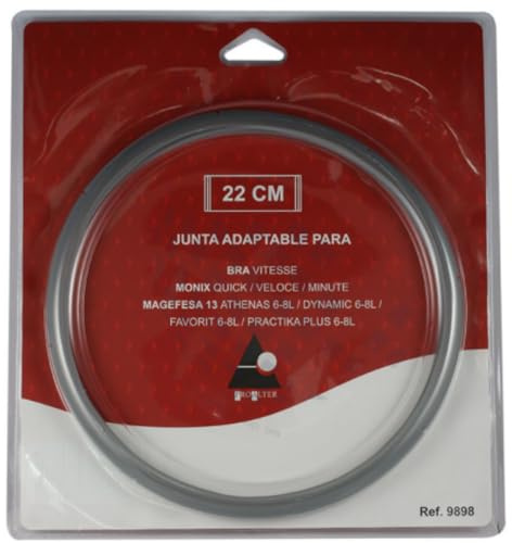 ALGOMAS® Guarnizione per pentola a pressione in silicone | Compatibile con Vitesse, Quick, Favorit, Active Pro e Altro | Modelli dal 2013