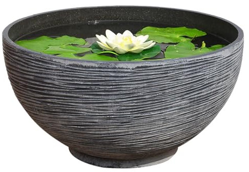 Ciotola Per Fontana - Ciotola Per Fontana Con Estetica Elegante | Include Un Delicato Effetto Acqua A Cascata E Una Struttura Resistente, Perfetta Per Aggiungere Un Tocco Di Tranquillità Al