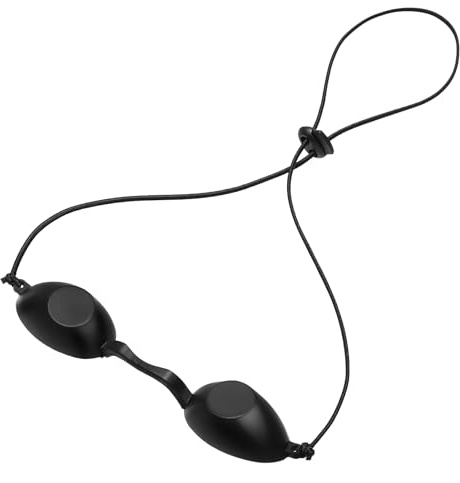 Healvian 2 Stück Augenschutz-Sonnenbrillen Lichtblockierende Augenmaske Aus Silikon Uv-Sonnenbank Schutzbrille FüR Effektiven Schutz Beim Sonnenbaden Und SchöNheitspflege