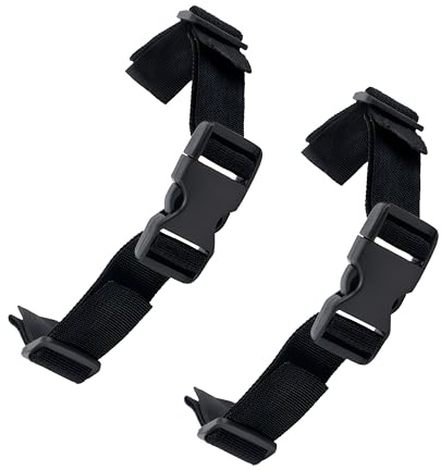 TASSFROO 2 Pièces Sangle Poitrine Sac A Dos, Sangles de Poitrine Réglable avec Boucle à Dégagement Rapide Antidérapant Protège Les épaules Réduit la Pression pour Randonnée Jogging Voyage Escalade