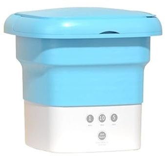 Mini machine à laver, solution de lavage portable compacte de 4 kg pour vêtements de bébé, sous-vêtements et petits articles, idéale pour appartement, dortoir et voyage en camping-car