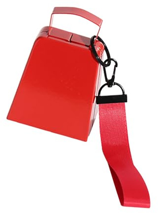 Campanas de júbilo de hierro de alta calidad 10 2 cm anti revestimiento ruidoso para actividades deportivas conciertos fácil de llevar correa de muñeca gruesa campana de vaca
