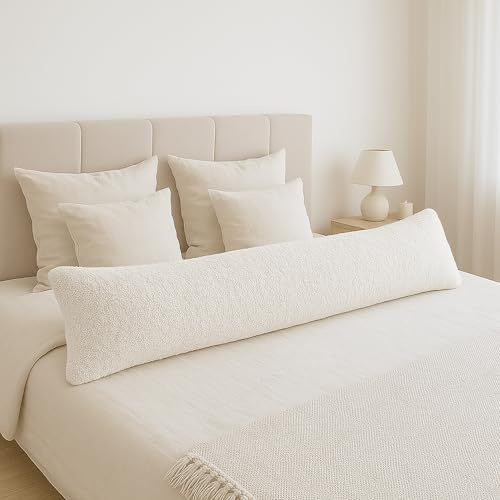 ekmTRADE Seitenschläferkissen 40x145cm Langkissen ergonomisches Schlafkissen, erholsamen Schlaf optimale Druckentlastung, Körperanpassung, für Schwangere, Stillende & Allergiker (81, Kissen mit Bezug)