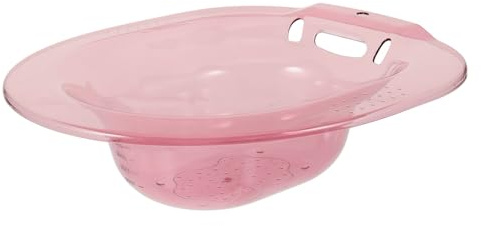 Kunststoff Sitzbadewanne für Schwangere und Senioren, Rosa | Pet, Rutschfestes Design, Leicht zu Reinigen und Praktisch, für Haushalt