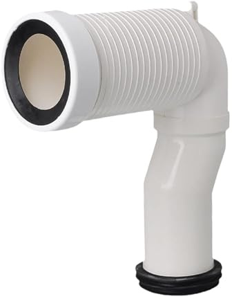 Generic Offset Toilet Flange Adattatore Offset Flangia Wc Connettore Flessibile di Scarico di Drenaggio Tubi Pulizia per Installazione Riparazione, C35 cm
