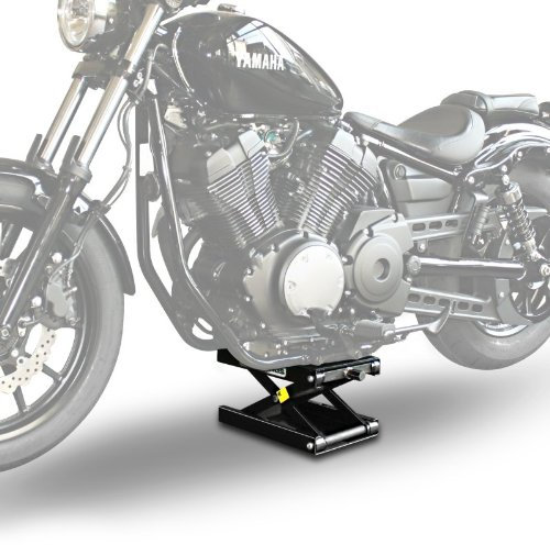 ConStands - Motorrad-Hebebühne kompatibel mit Chopper/Custombike Low Schwarz CB84432