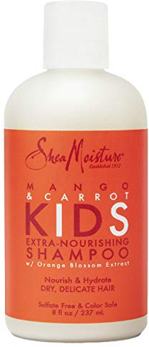 Sheamoisture Extra närande schampo för barn, mangomorot med sheasmör, 237 ml