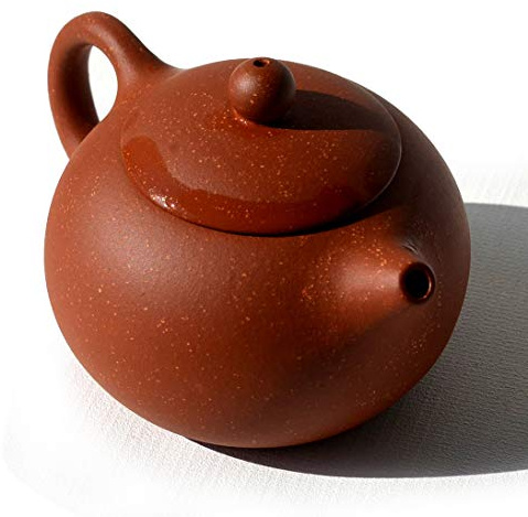 Teekanne, 200 ml, chinesischer Gongfu-Tee, Xishi Zini, Tontöpfe, Ballfilter für losen Tee (9-Loch-Filter, Drachen)