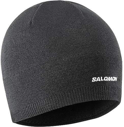 Salomon Salomon Kappe Unisex, Klassischer Look, wärmend, stylisches Design, Deep Black, Einheitsgröße
