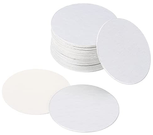 PATIKIL 30mm/1.18 Aluminium-Folie Cap Liner, 100 Pack resistent Tamper Induktion Heat Sealer Versiegelung Liner für PET-Kunststoff-Flasche Glas-Deckel