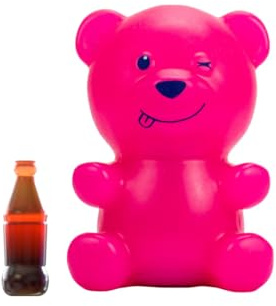 Gummymals - Interaktiv rosa gummibjörn - 20+ kommentarer och ljud