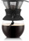 BODUM POUR OVER Cafetière, filtre permanent maille inox, 1.0 l, 8 tasses