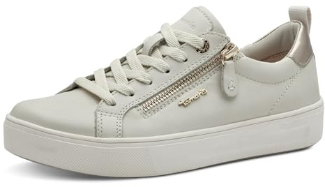 Tamaris Comfort Damen Sneaker flach mit Reißverschluss Freizeit