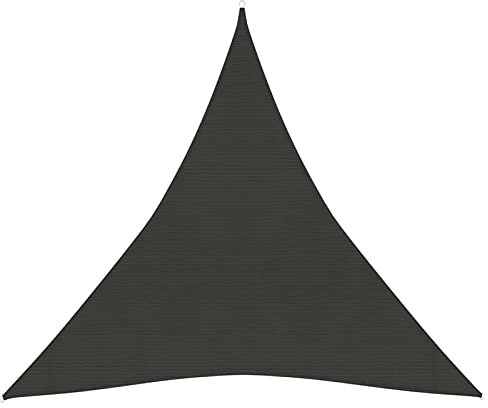 ZEYUAN Sonnensegel, Sichtschutz Balkon, Balkon Sonnenschutz, Sonnenschutzsegel,Regenschutz Balkon, Seitenmarkise, Sichtschutz Terrasse, 160 g/m² Anthrazit 4,5x4,5x4,5 m HDPE
