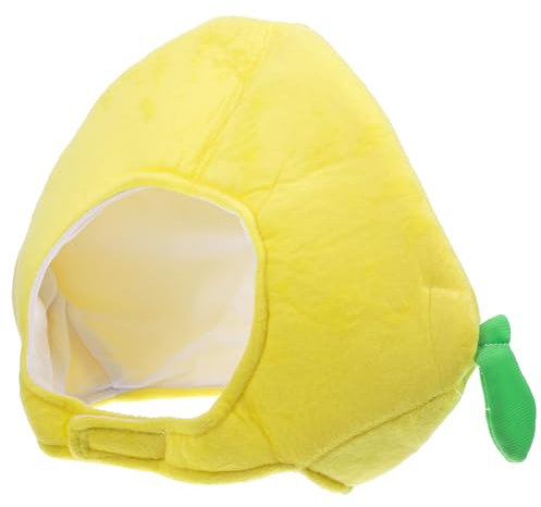 TOPBATHY 3 STK Zitronenhaube Hut Tierhüte Cosplay-Zubehör Kappen Karneval Plüschmütze Kopfbedeckung Halloween Requisiten Schädel Obst Kind Kleidung kurzer Plüsch
