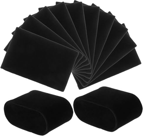 PACKOVE 12St Uhrenkissen Aus Leder Kissenständer Für Uhren Schmuckkissen Schmuck Kissen Armband Kissen Für Schmuck Vitrine Aufbewahrungskoffer