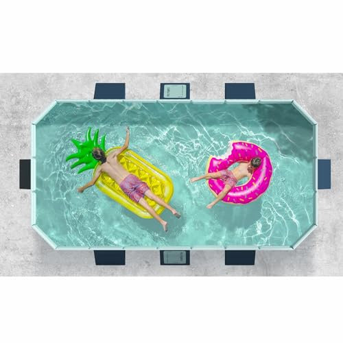 Piscina Plegable, Piscina portátil sin inflado, Piscina portátil de Carcasa de plástico Duro, Piscina Infantil for Patio Trasero (1.6/1.85/2.1/2.6/3/4m)(Size:4m)