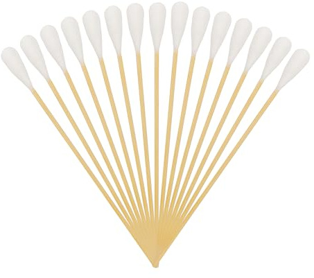 6 Inch Long Cotton Swabs (Large Size) 200pcs,Large Cotton Buds with Bamboo Handle for Pets, Gun Cleaning or Makeup