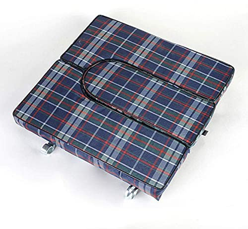 Universelles Toilettensitzkissen, Toilettensitz für Behinderte, Schwanger, Badehocker und Duschstuhl, Nachttisch-Toilettensitz für Senioren, Behinderte(Karierter Oxford-Stoff