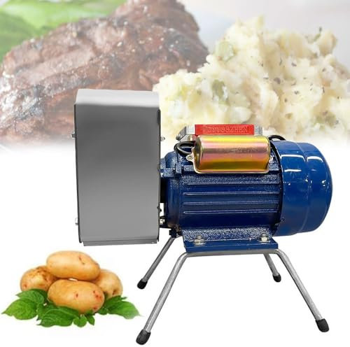 750W Commercial Potato Ricer, 20-30KG/H Electric Grinding Mud Grinder, Precision Grinding Shaft & Gear, Stainless Steel Potato Masher, Smooth Delicate&Good Tasting&Time-Saving, for Garlic, Tomatoes