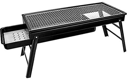 Barbecue Carbonella Griglia Per Barbecue Da Tavolo Griglia A Carbone Pieghevole Portatile In Acciaio Inossidabile Per Picnic All'aperto Barbecue Per Esterni