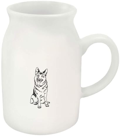 Azeeda 300ml 'German Shepherd Dog' Ceramic Milk Jug (MJ00017057)
