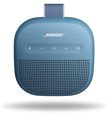 Bose Nouveauté SoundLink Micro (2e gén) Enceinte Portable, Enceinte d’extérieur sans Fil avec Jusqu’à 12h d’autonomie, étanche à l’Eau et étanche à la poussière, Bleu brunante