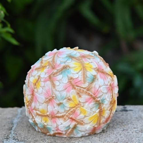 Garden Solar Lights Decorations, Long Lasting Resin Garden Decorations, Small Outdoor LED Garden Lamp, For Pathway Patio Yard Lawn(The Dragonfly)