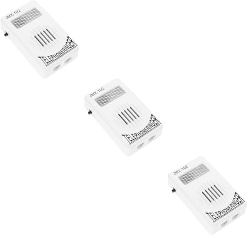 Uonlytech 3 Piezas Amplificador de Timbre para Teléfono Fijo Sin Baterías Volumen Ajustable Compatible Sistemas y Portátil para Entornos Ruidosos