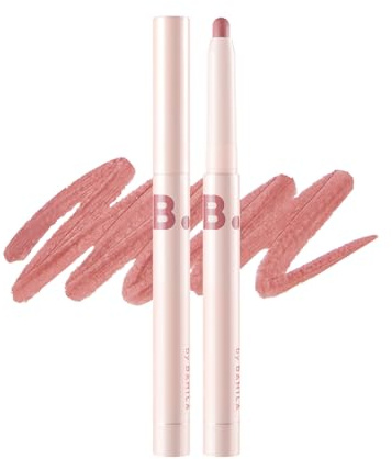 BANILA CO Smudging Lip Pencil | Soft Matte Lip Crayon for Natural & Overlined Lips | Creamy Texture & Long-Lasting Color with Blurring Effect (0.8g / 0.02 oz), PK01 Nude Rose