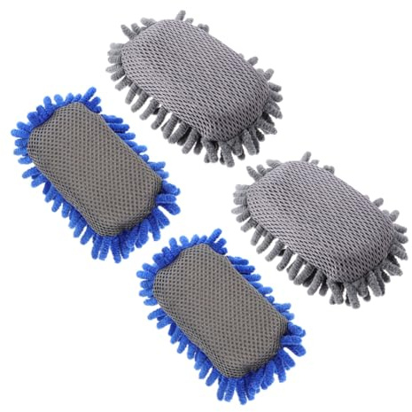 DIYEAH 4 piezas Borradores de Pizarra Blanca de Chenilla Unidades Pequeñas Esponja Suave y Duradera para Limpieza Eficaz de Pizarras Secas Aulas y Hogar Portátiles y Lavables Colores