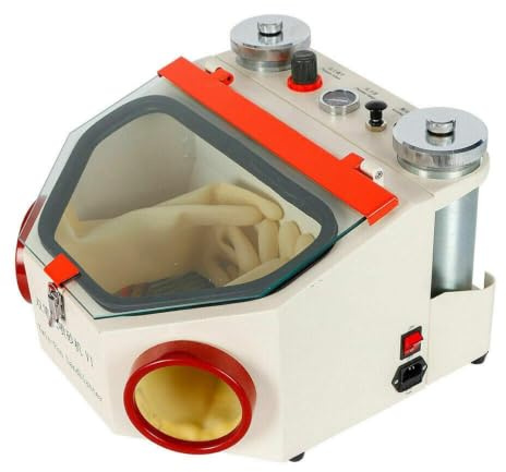 Sabbiatrice elettrica con intensità di sabbiatura regolabile, uniforme, adatta for il trattamento superficiale e la lucidatura del materiale