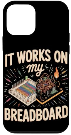 It Works on My Breadboard Electronics Engineer Pun Case for iPhone 12 mini