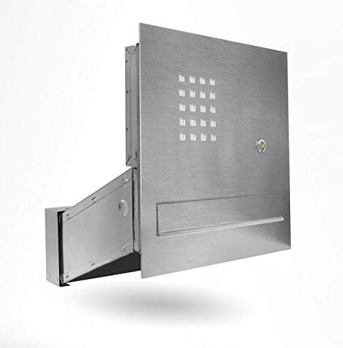 Lüllmann Système de boîte aux lettres avec éclairage en acier inoxydable