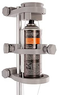 Axis Line Sprühdosenhalter für Teleskopstange, Spraydose Fernauslöser | Ideal für Rauchmelder-Prüfgas, Wespenspray und Farbe. Verstellbar für alle Aerosoldosen mit praktischem Seilzugmechanismus.
