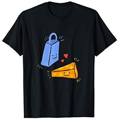Funny Cheese Lover Cheese Grater And Cheese Women Men Kids T-Shirt