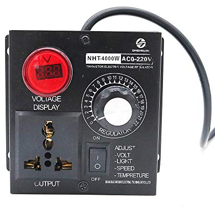 Fasizi AC 220V 4000W Adjustable Voltage Regulator Motor Speed Controller Fan Control Controller
