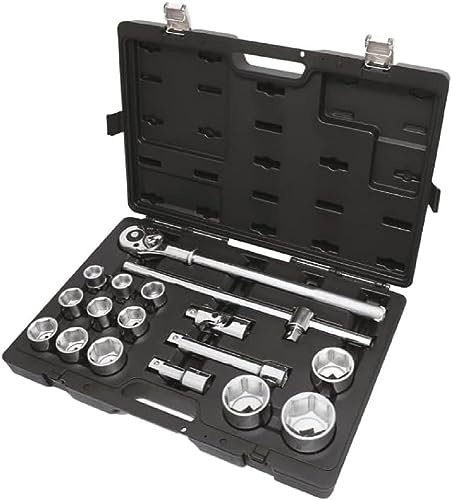 BETA BW 928E/C17 - Assortimento di 12 chiavi a bussola esagonali e 5 accessori, in cassetta di plastica