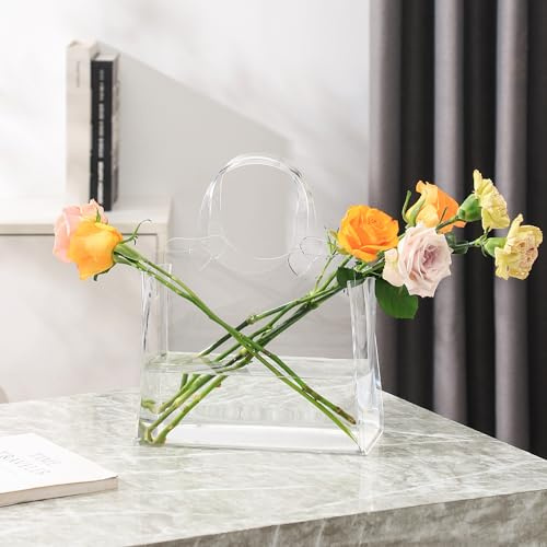 PORPAN Purse Vase, Bag Vase for Flowers