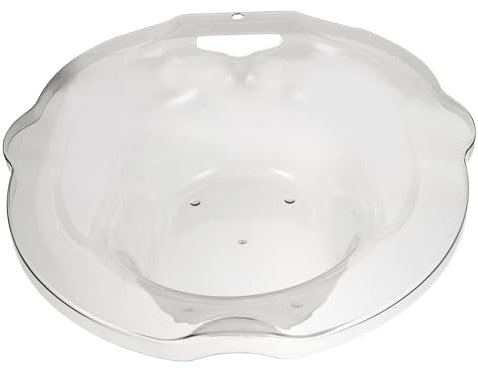 WOFASHPURET Sitzbad Für Toilette Still-wc Mit Überlaufloch Sitzbad-becken Für Hämorrhoiden Intimbereich Reinigung Ergonomisches Design Für Jede Körpergröße