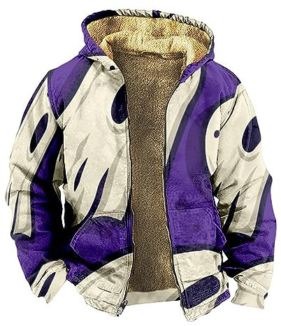 KONG JIMFAN Winterjacke Herren Polo Shirt Herrenjacke Pullover Jacke Herren Winter Daunenjacke Herren Blazer Herren Imprägnierspray Jacke Hip Hop Jacke Herren Herbstjacke Herren(Dark Blue,S)