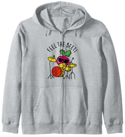 Feel The Beet Lustiges Veggie Wortspiel Kapuzenjacke