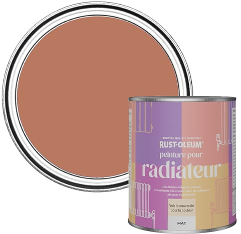 Rust-Oleum Red Heat Resistant Radiator Paint in Matt Finish - Siena 750ml