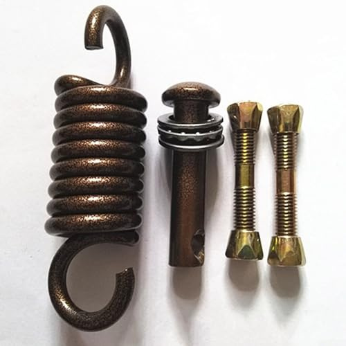 Heavy Duty - Kit colgante de hamaca, gancho de resorte giratorio de para 360 grados, juego de herramientas, gancho de columpio de resorte para hamaca (marrón)
